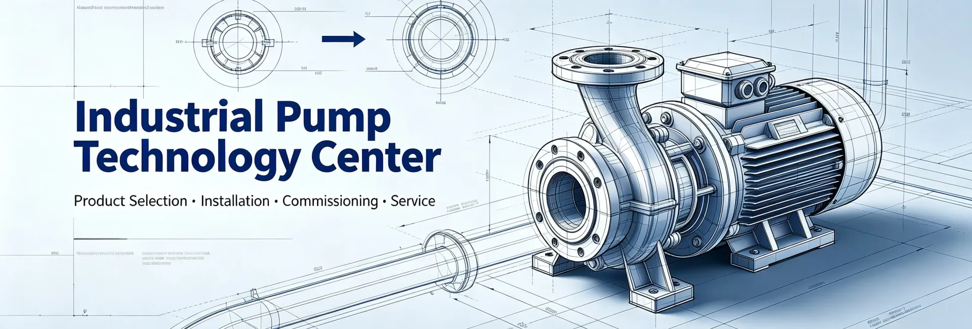Industrial horizontal centrifugal pump 